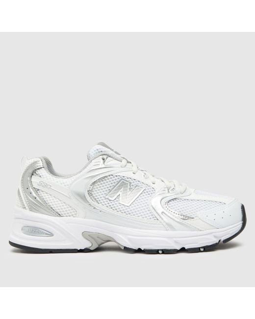 New Balance White 530 Trainers