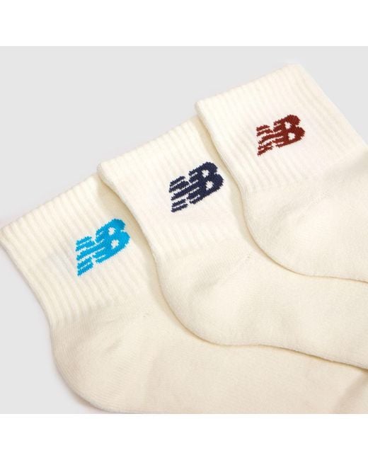 New Balance Natural Ankle Socks 3 Pack