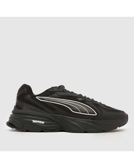 PUMA Black Fade Nitro Trainers for men