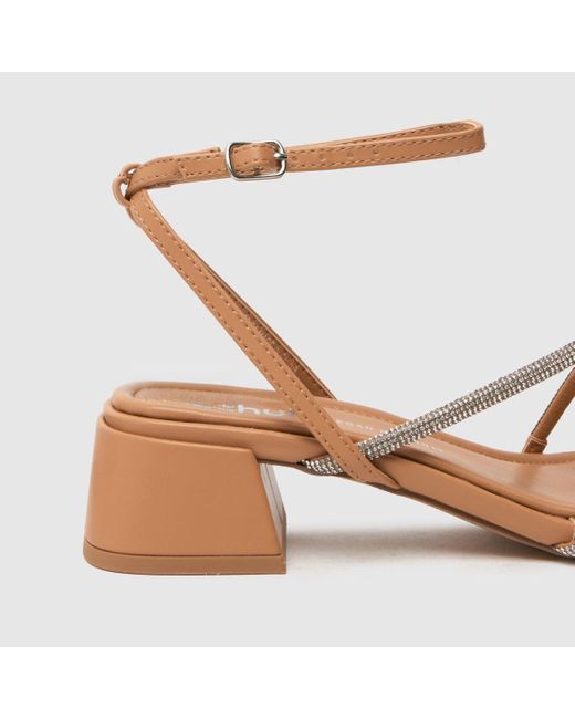 Schuh White Sander Embellished Sandals