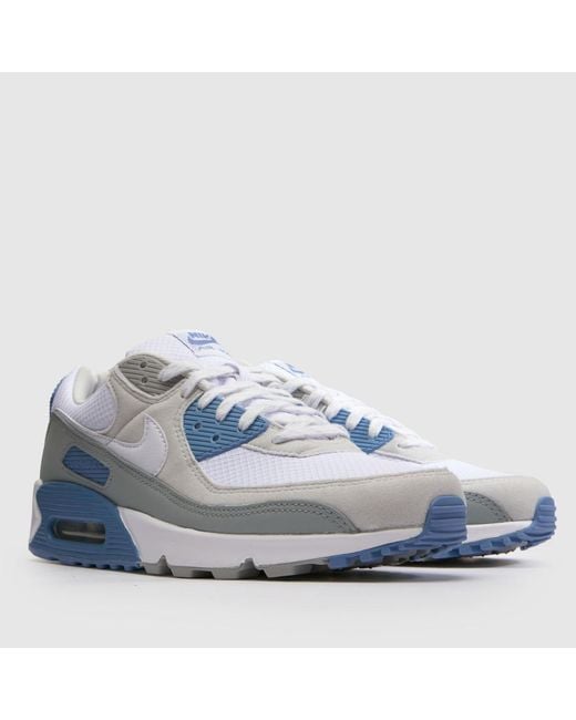 Nike Blue Air Max 90 Trainers for men
