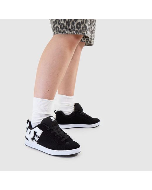 Dc Black Court Graffik Trainers