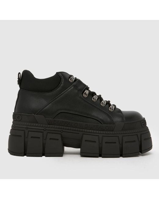 Buffalo Black London Gospher Hike Lo Shoes for men