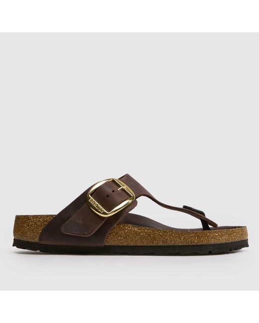 Birkenstock Brown Gizeh Big Buckle Sandals