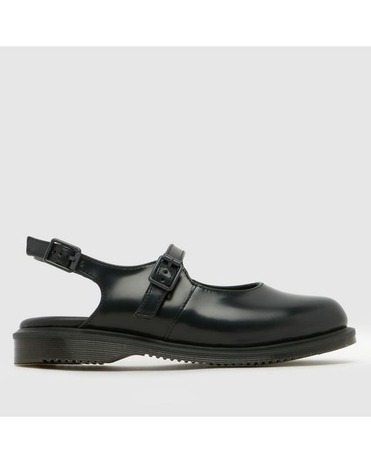 Dr. Martens Black Madaline Mary Jane Flats