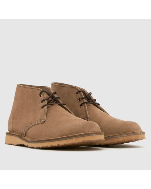Red Wing Brown Weekender Chukka Boots for men