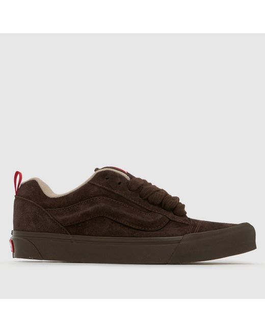 Vans Brown Knu Skool Trainers for men
