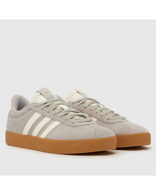 Adidas White Vl Court 3.0 Trainers for men