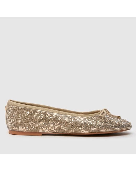 Steve Madden Natural Blossoms Bling Ballerina Flats