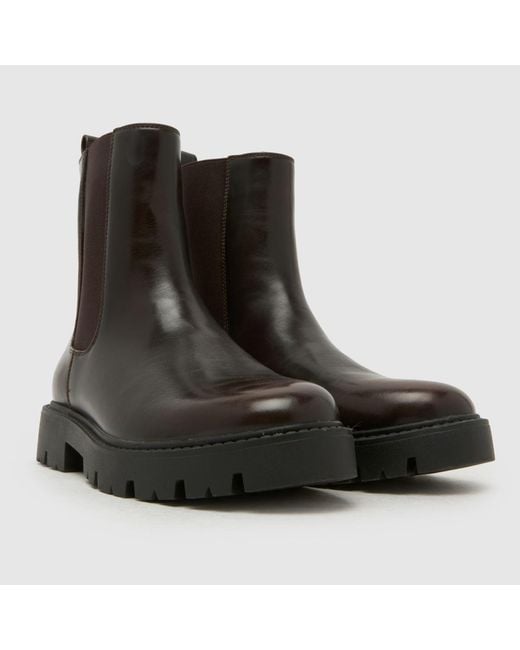 Schuh Black Atlanta Chunky Chelsea Boots