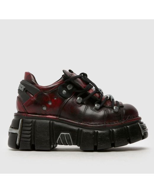 New Rock Black Classic Low Trainers