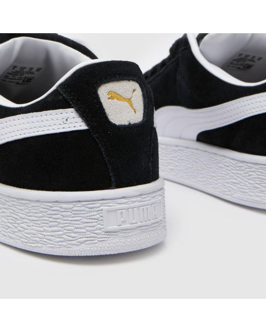 PUMA Black Suede Xl Trainers In for men