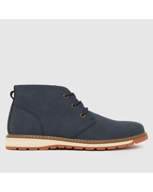 Schuh Blue Denver Chukka Boots for men
