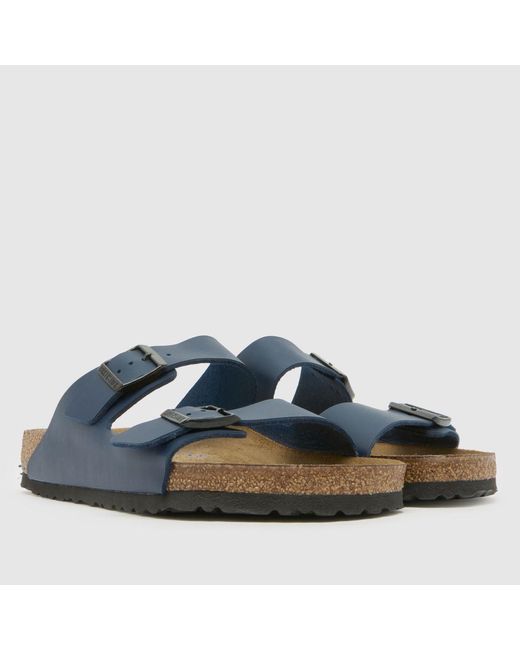 Birkenstock Blue Arizona Soft Footbed Sandals for men