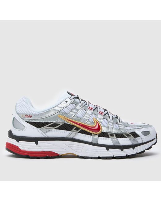Nike Blue P-6000 Trainers In