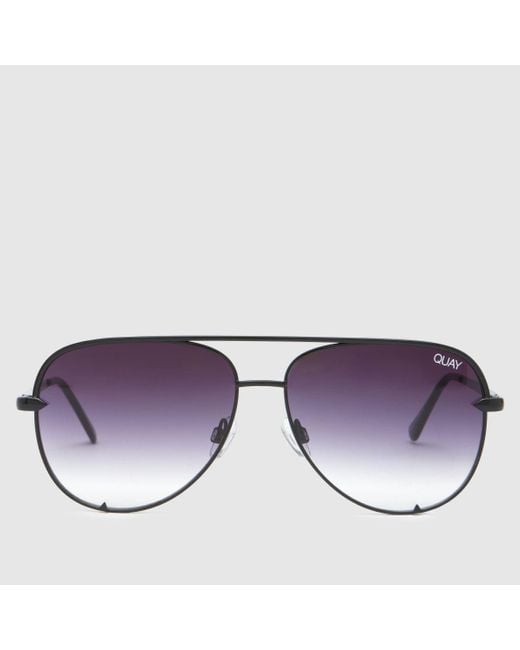 Quay Blue High Key Mini Sunglasses