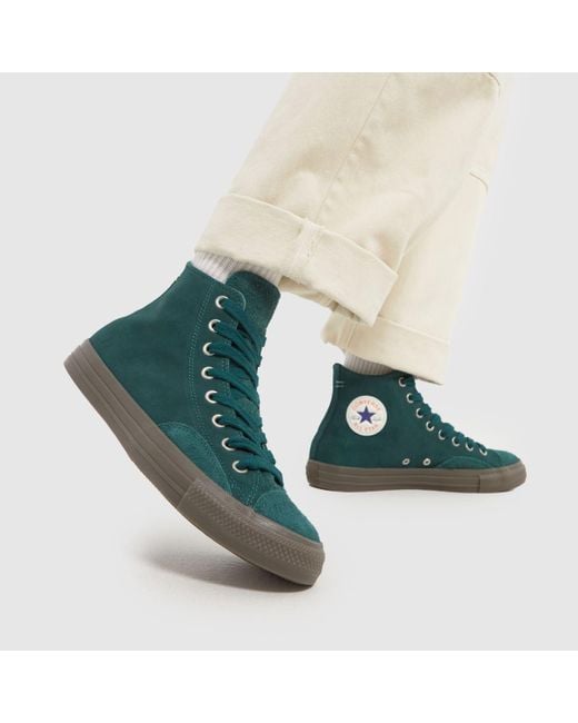 Converse Green All Star Hi Trainers In for men
