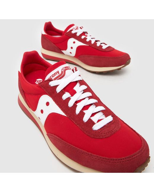 Saucony Red Trainer 80 Trainers