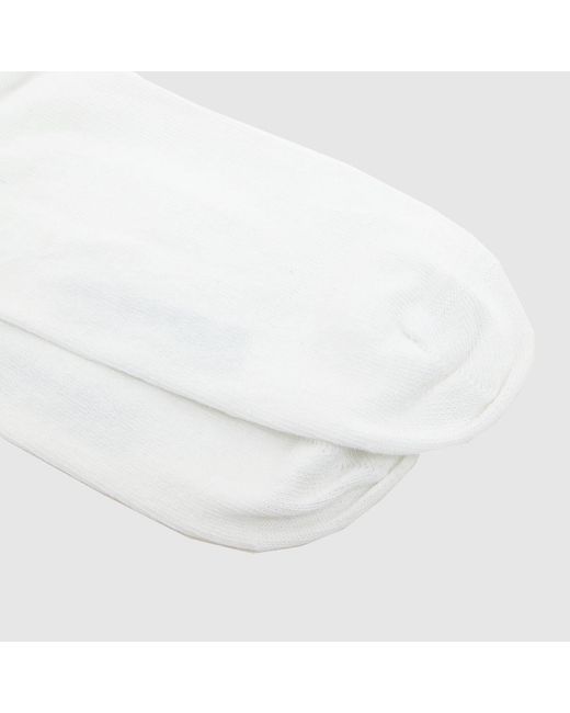 Dr. Martens White Dr Martens Satin Frill Socks