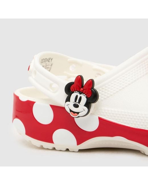 CROCSTM Red Classic Minnie Mouse Clog Sandals