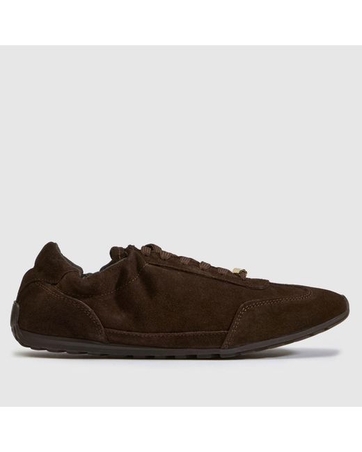 Steve Madden Brown Bobby-S Trainers