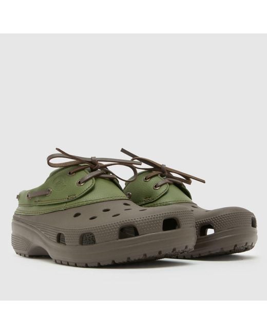 CROCSTM Green Classic Boat Sandals for men