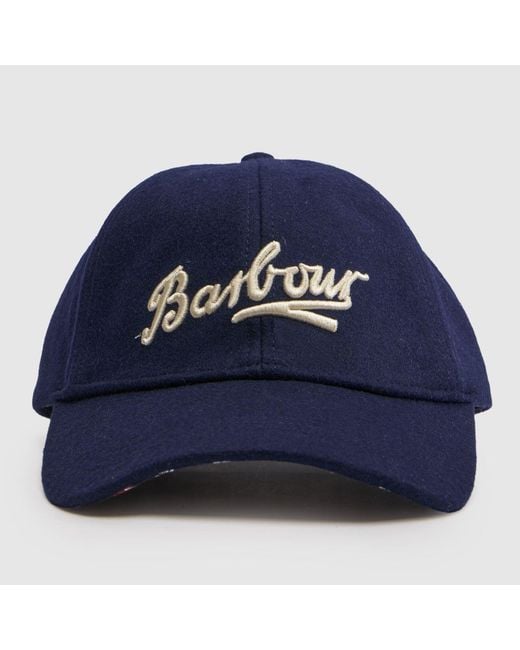 Barbour Blue Bowery Script Cap