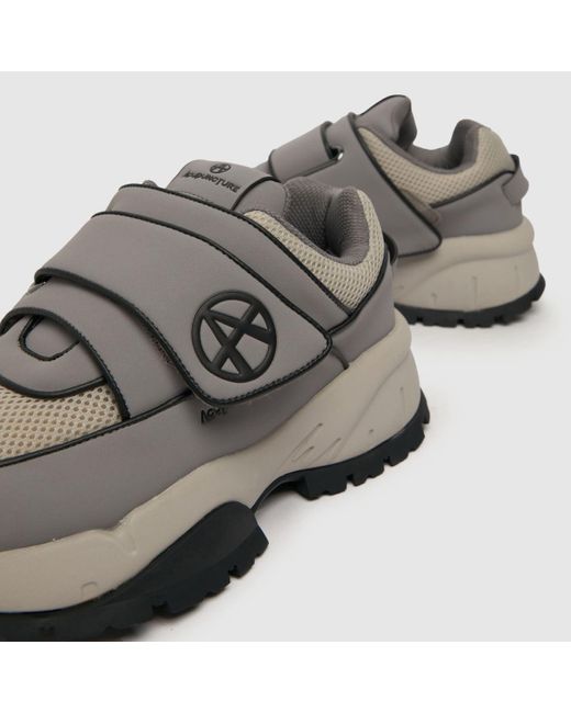 Acupuncture Gray Beefer Trainers In Grey & Black for men