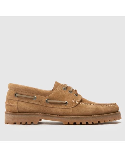 Schuh Brown Princeton Boat Shoes for men