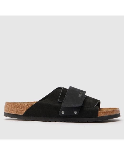 Birkenstock Black Kyoto Sandals for men