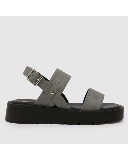 Schuh Black Tayla Chunky Sandals In
