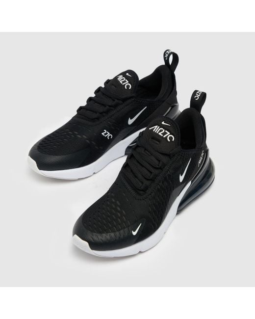 Black and white air max 270 hot sale