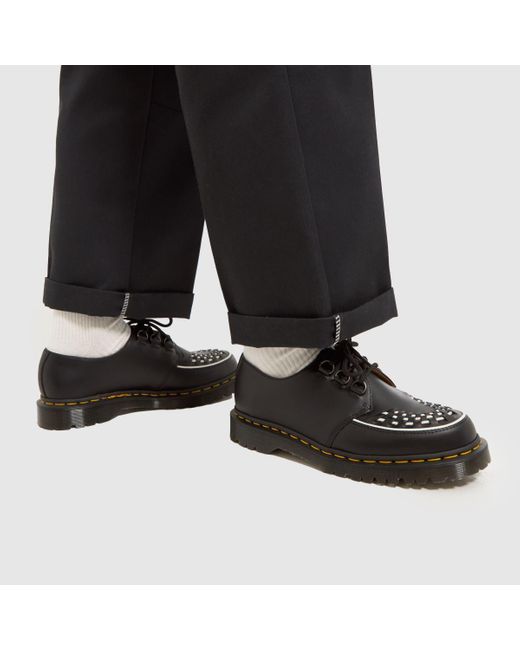 Dr. Martens Black Ramsey Creeper Shoes for men