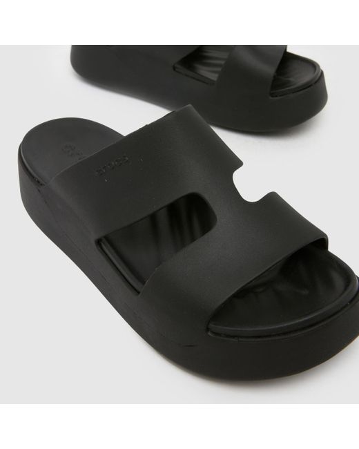 CROCSTM Black Getaway Platform H-Strap Sandals