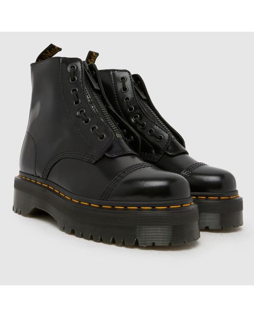Dr. Martens Black Dr Martens Sinclair Fur Lined Boots