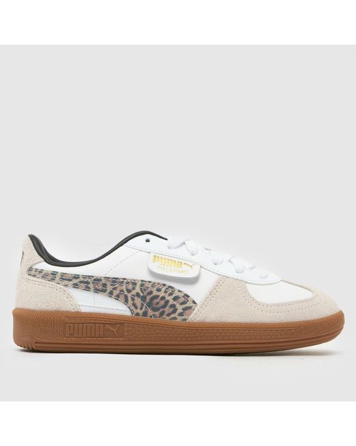 PUMA White Palermo Trainers