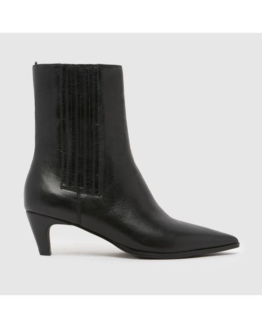 Schuh Black Betsy Leather Formal Boots