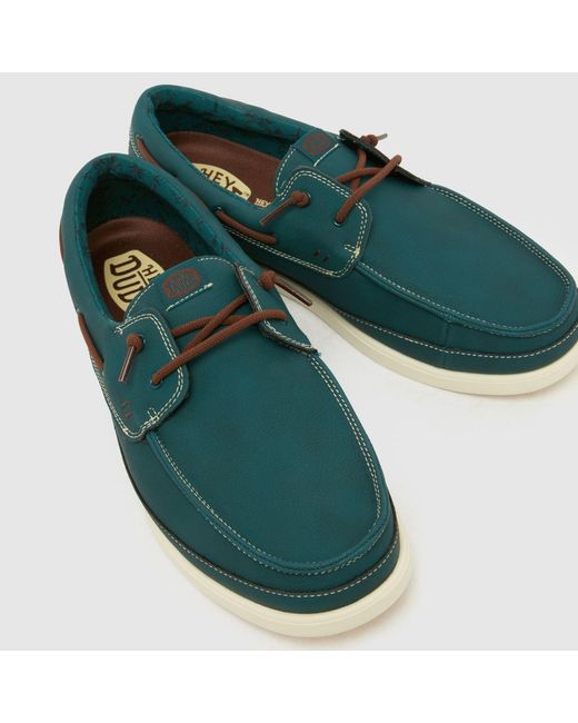HeyDude Green Harbor Breeze Lo Shoes for men