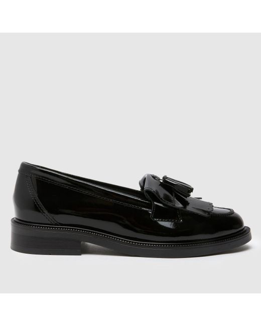 Schuh Black Lizzie Loafer Flats