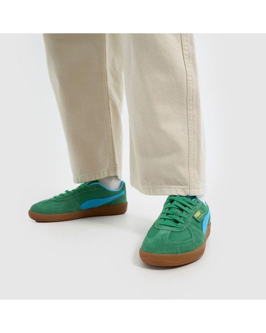 PUMA Green Palermo Trainers
