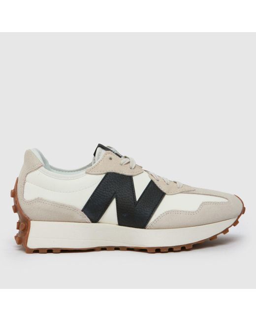 New Balance White 327 Trainers In