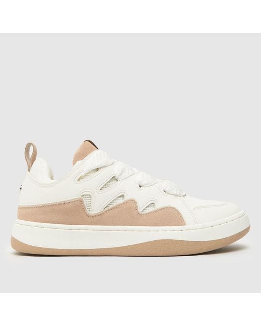 Steve Madden Natural Roaring Skater Trainers
