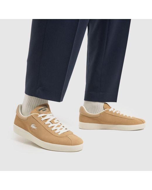 Lacoste Natural Baseshot Trainers In for men