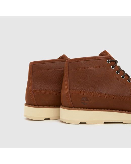 Timberland Brown Britton Mills Mid Chukka Boots for men