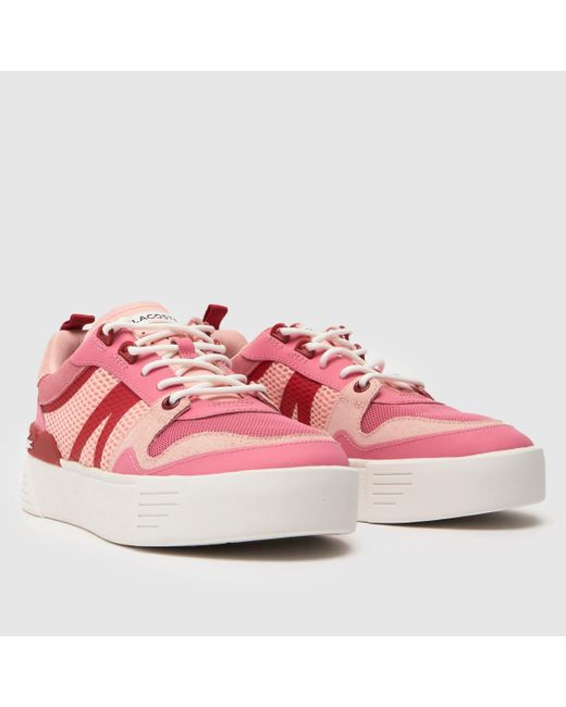 Lacoste Pink L002 Trainers In