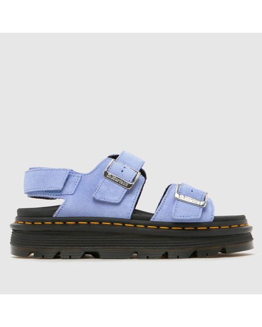 Dr. Martens Blue Dr Martens Zebzag Platform Sandals