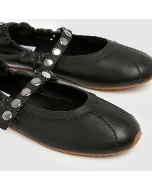 Steve Madden Black Anaya-St Sneakerina Flats