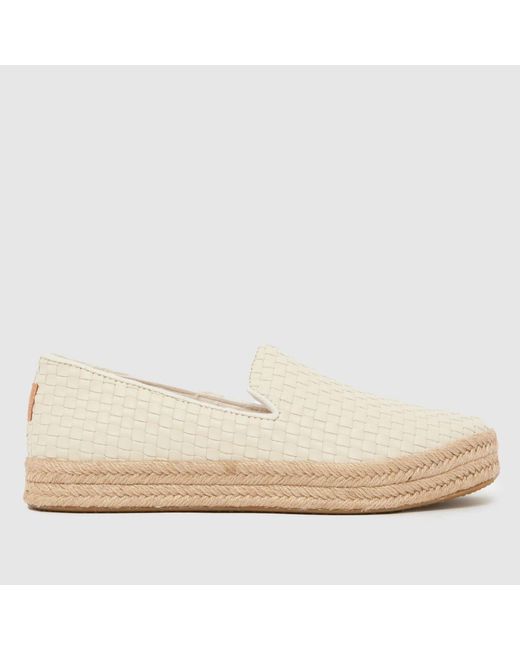 TOMS Natural Carolina Espadrille Flats