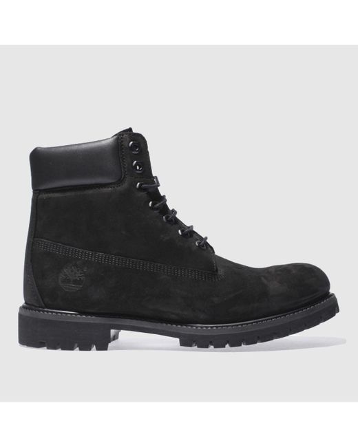 Timberland Black 6 Inch Premium Boots for men