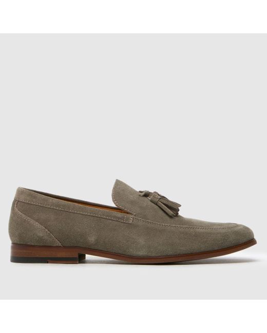 Schuh Brown Ren Suede Loafer Shoes for men